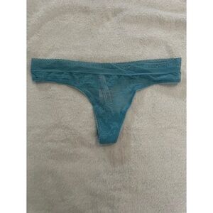 Victoria's Secret Aqua Lace Panty